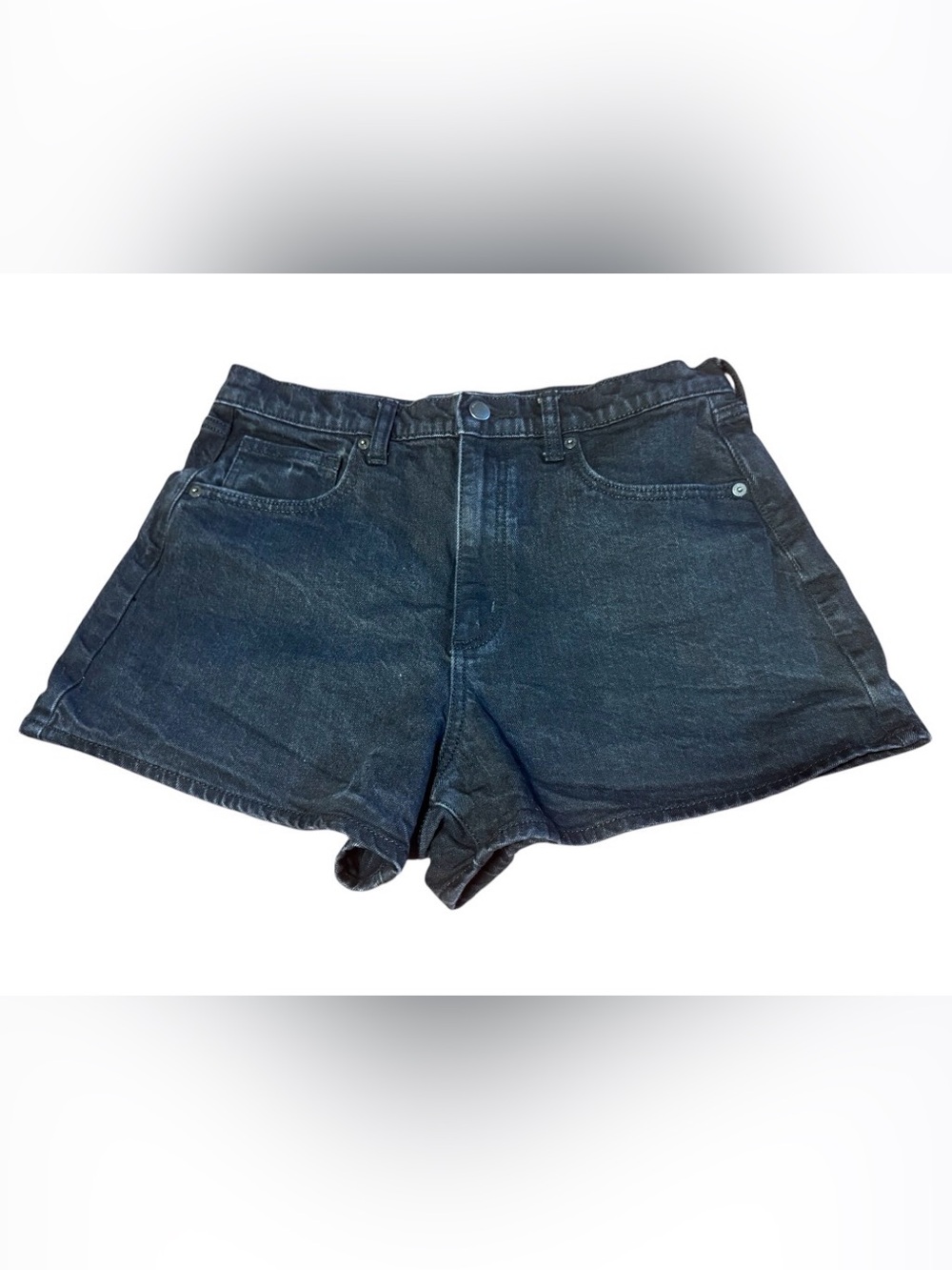Universal Thread Black Denim Shorts Women's Size 10 High Rise Jean Shorts